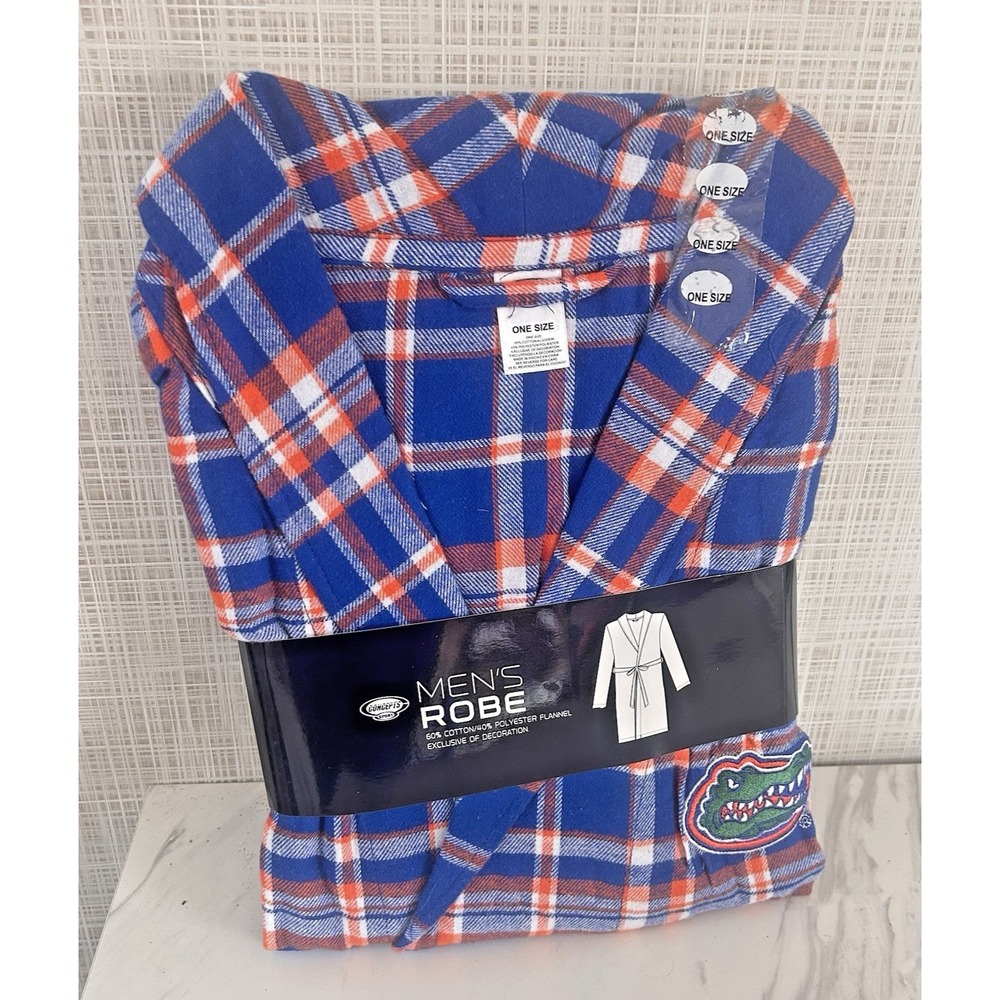 Florida Gators Unisex One Size Bathrobe Robe Collegiate Licensed Gator Logo TT